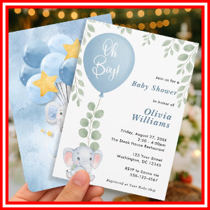 Oh Boy Baby-Einweihungsparty Einladung