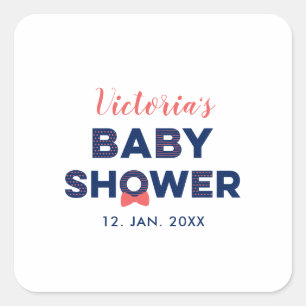 Oh Boy Baby Shower   Party Favor Danke Aufkleber