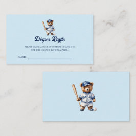 Oh Boy Baseball Baby Dusche Windeln Raffel Tickets Begleitkarte