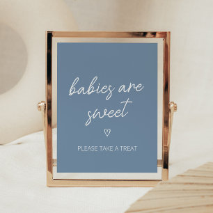 Oh Boy Boho Minimalistisch Babies sind süß Poster