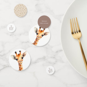 Oh Boy Giraffe Babydusche Konfetti