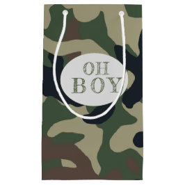 Oh Boy Green Camouflage Baby Dusche Kleine Geschenktüte