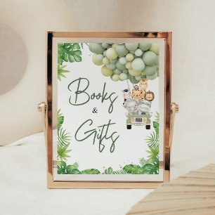 Oh Boy Jungle Safari Dusche Bücher und Geschenke S Poster