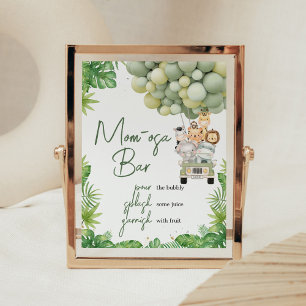 Oh Boy Jungle Safari Dusche Mama Osa Bar Schild