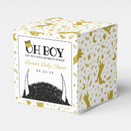 Oh Boy | Let the Wild Rumpus Start Baby Shower Geschenkschachtel