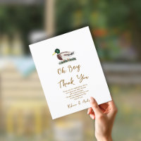 Oh, Boy Mallard Duck Baby Duck Danke