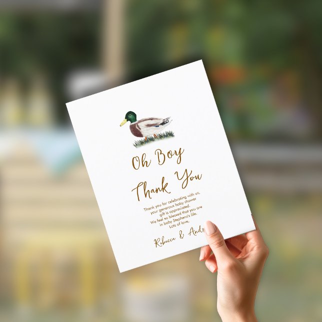 Oh, Boy Mallard Duck Baby Duck Danke (Von Creator hochgeladen)