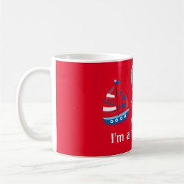 Oh Boy Nautical Junge Mutter Kaffee Tasse