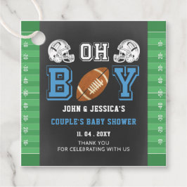 Oh Boy Super Bowl Football Baby Dusche Geschenkanhänger