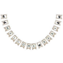 Oh Boy Woodland Bären Adventure Welcome Baby Banne Wimpelkette