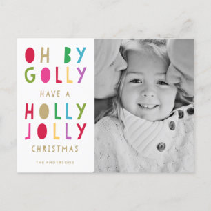 Oh by Golly   Feiertagspostkarte