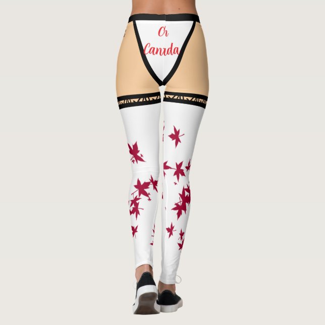 Oh Canada Illusion Leggings (Rückseite)