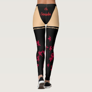 Oh Canada Illusion Leggings
