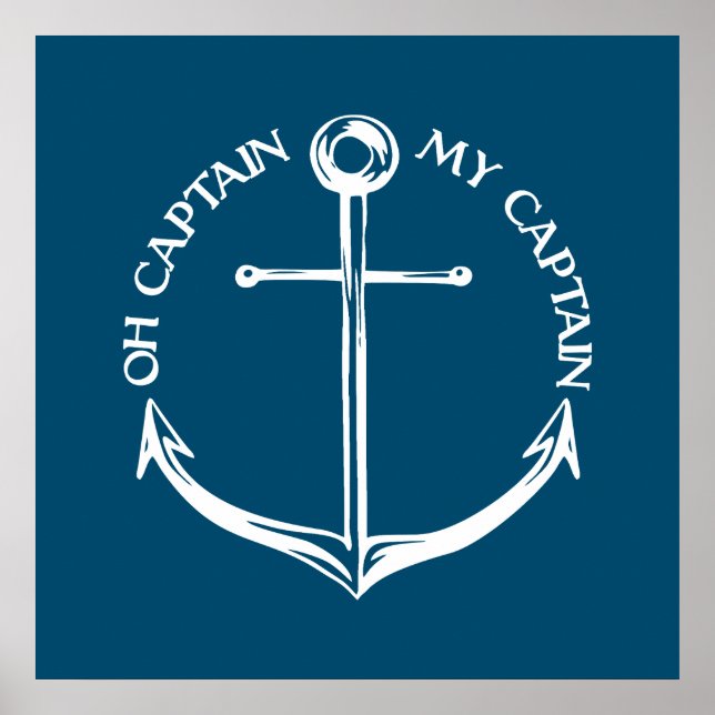 Oh Captain Poster (Vorne)