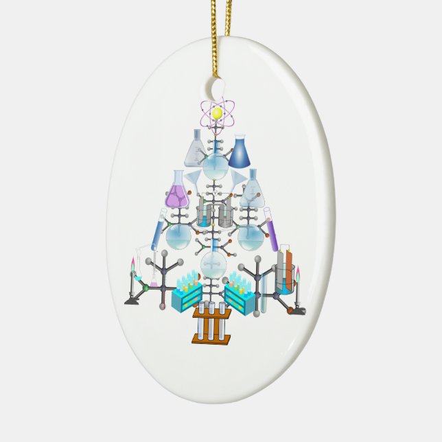 Oh Chemie, Oh Christbaum Keramikornament (Links)