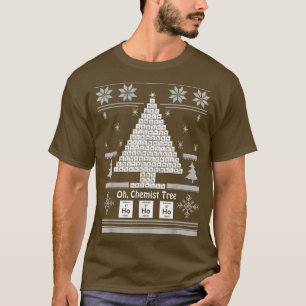 Oh Chemiker Baum Chemistree Chemie Wissenschaft Ch T-Shirt