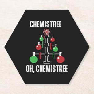 Oh Chemist Tree Chemistree Pun Science Untersetzer