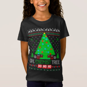 Oh Chemist Tree Weihnachtschemie Wissenschaftszeit T-Shirt