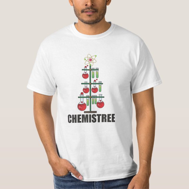 Oh Chemistream Weihnachts Chemie Lehrer T-Shirt (Vorderseite)