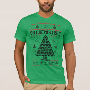 "Oh Chemistree" Chemie Weihnachtspuff T-Shirt