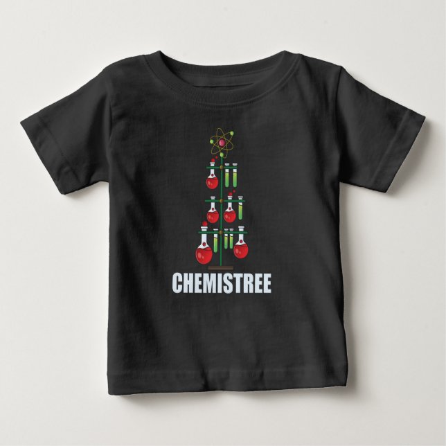 Oh Chemistree Christmas Chemistry Science teacher  Baby T-shirt (Vorderseite)
