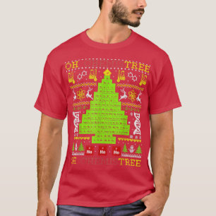 Oh Chemistree Funny Science Weihnachtsbaum Weihnac T-Shirt
