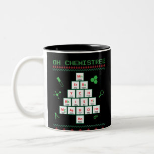 Oh Chemistree oh Chemistree lustiger Zweifarbige Tasse