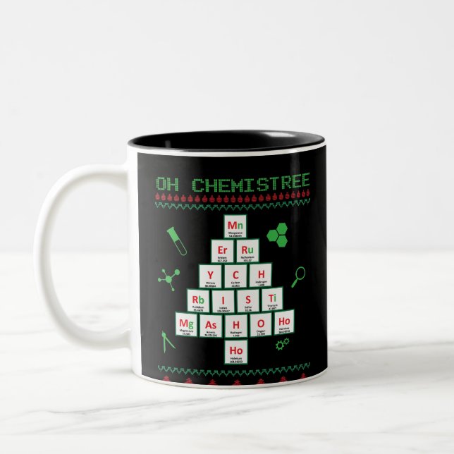 Oh Chemistree oh Chemistree lustiger Zweifarbige Tasse (Links)