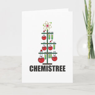 Oh Chemistree Weihnachten Chemie Chemie-Lehrer Karte