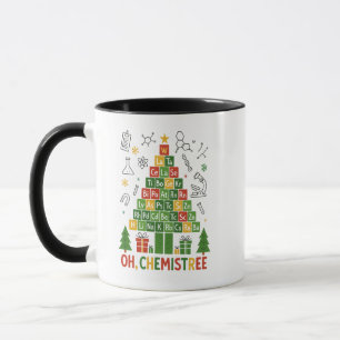 Oh Chemistree Weihnachten – Lustiger Chemie-Feiert Tasse