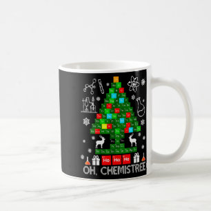 Oh Chemistree Wissenschaftler Chemisches Weihnacht Kaffeetasse