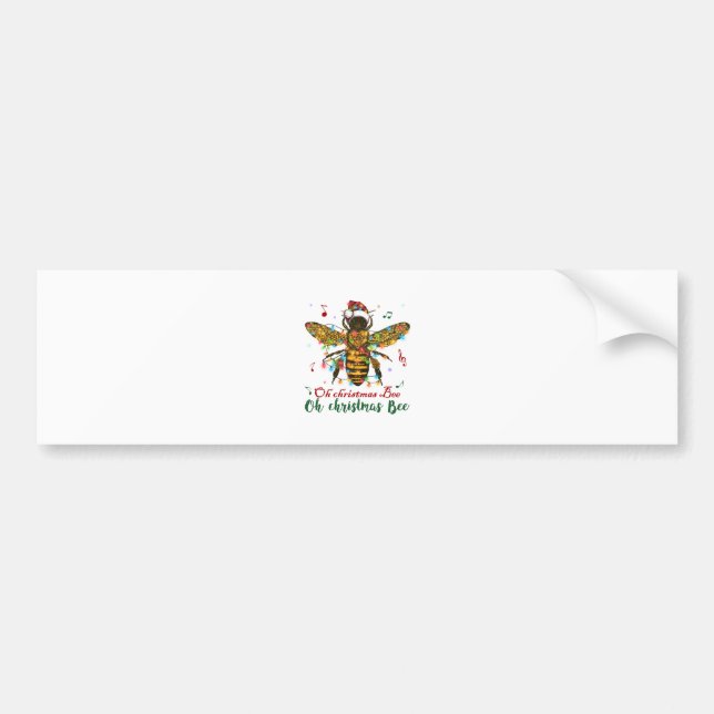 Oh Christmas Bee Oh Christmas Bee Light Autoaufkleber (Vorne)