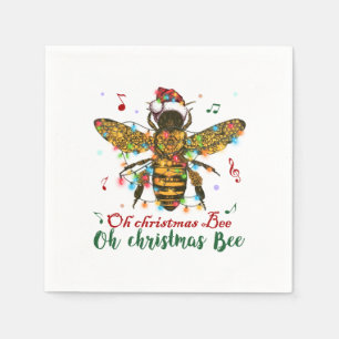 Oh Christmas Bee Oh Christmas Bee Light Serviette
