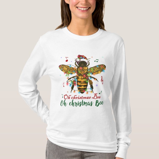 Oh Christmas Bee Oh Christmas Bee Light T-Shirt (Vorderseite)