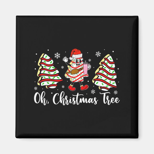 Oh Christmas Tree Cakes Debbie Becky Jen Cake Love Magnet (Vorne)