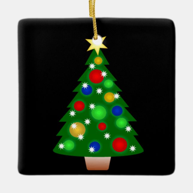 *OH CHRISTMAS TREE* CHRISTMAS ORNANATION KERAMIKORNAMENT (Vorderseite)