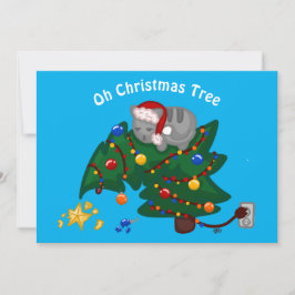Oh Christmas Tree Holiday Card Feiertagskarte