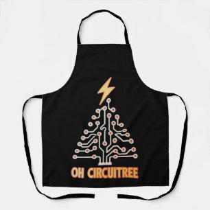 Oh Circuitree Elektriker Weihnachtsbaum Xmas Schürze