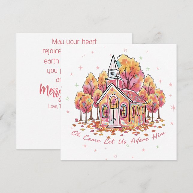 “Oh Come Let Us Adore Him”  (Vorne/Hinten)