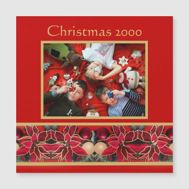 Oh Come Let Us Christmas Magnet (Vorderseite)