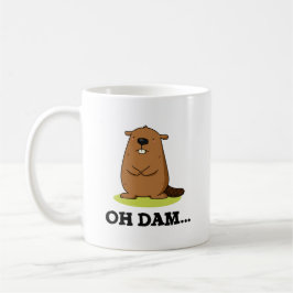 Oh Dam Funny Beaver Pub Kaffeetasse