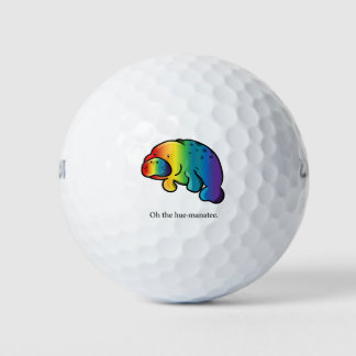 oh das blaue Manatee Golfball