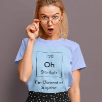 Oh! Das Element des überraschenden Shirts