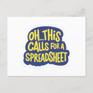 Oh, das erfordert eine Tabelle Feiertagspostkarte