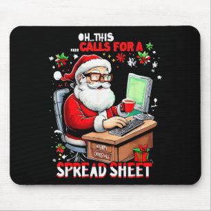 Oh, das erfordert eine Tabelle, lustiger Excel Chr Mousepad