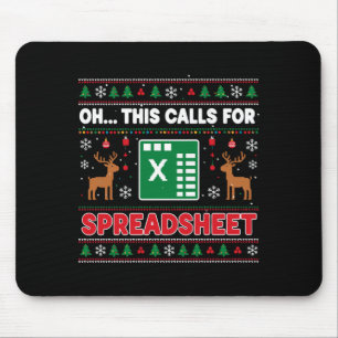 Oh, das ist ein Grund für einen Tabellenkalkulatio Mousepad