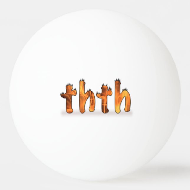 Oh, das. tischtennisball (Vorderseite)