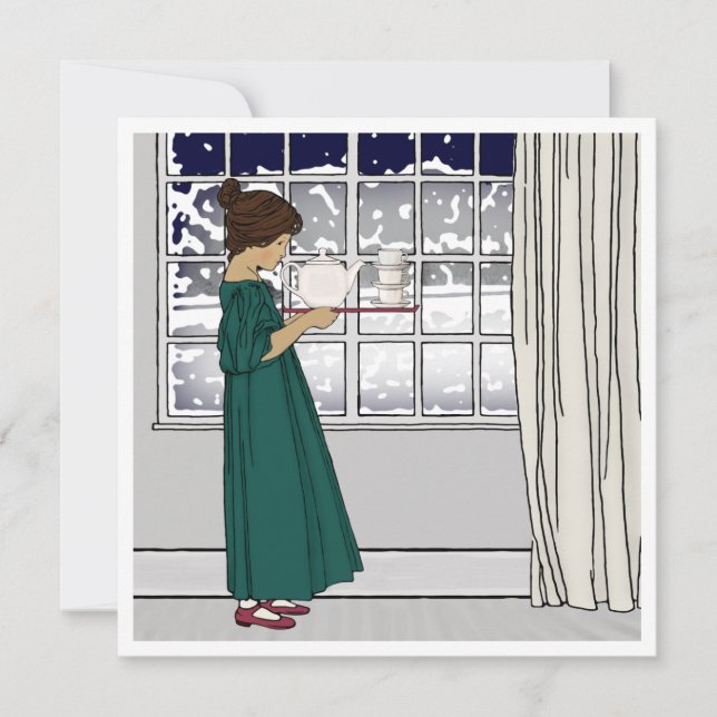 "Oh, das Wetter draußen ist furchtbar..." (Vorderseite)