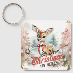 Oh Dee Christmas ist hier Square Schlüsselanhänger