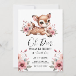 Oh Dee Watercolor Geburtstagsparty Einladung